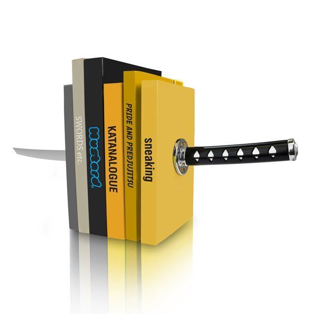Katana Bookends znamke Mustard