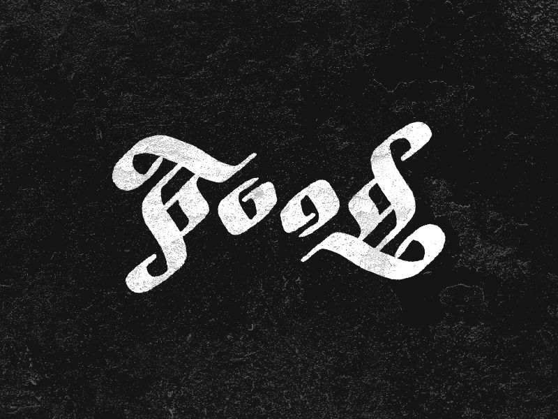 Food Ambigram de Matt Vergotis