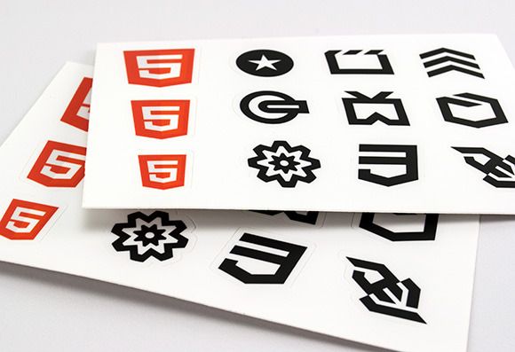 Hojas de pegatinas HTML5