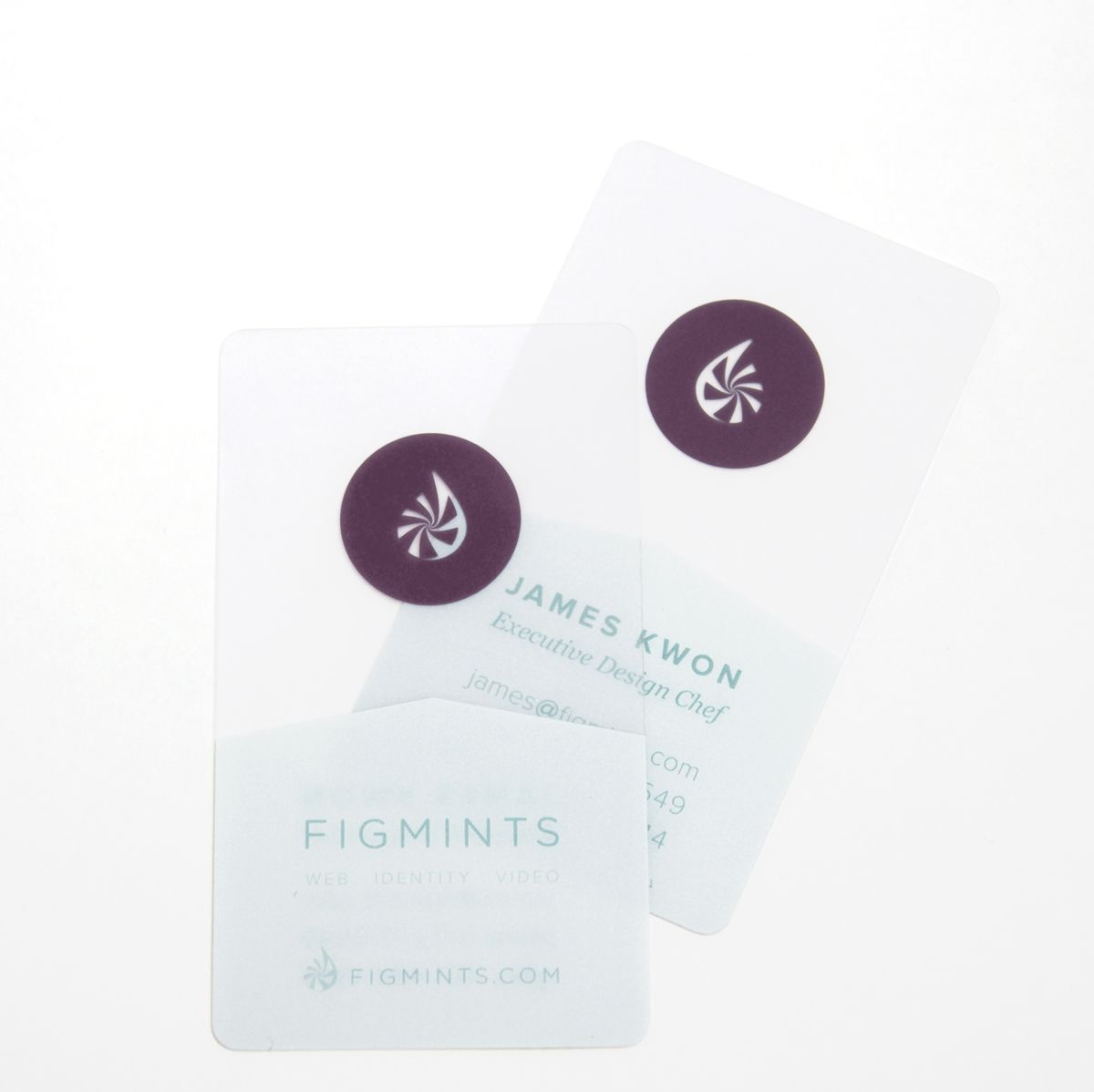 Tarjetas de visita de plástico Figmints