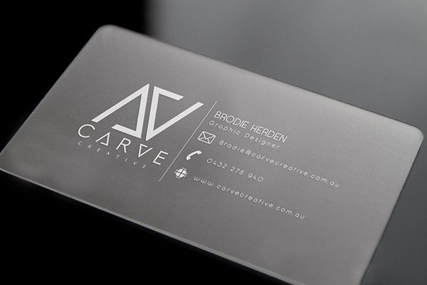 Carve Creative Business Card de Brodie Herden
