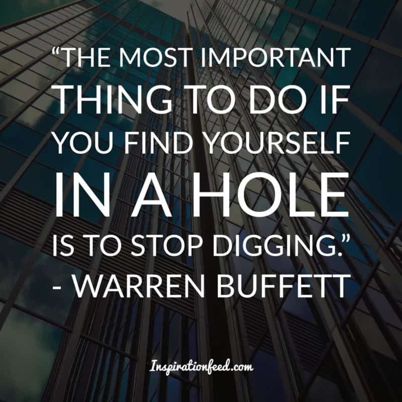 Warren Buffett lainaa
