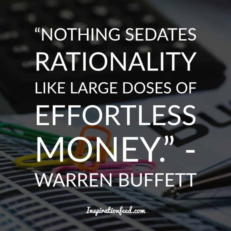 Warren Buffett lainaa