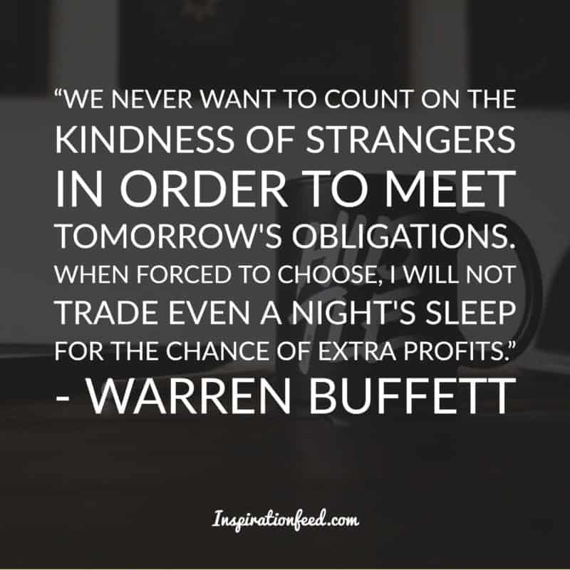 Warren Buffett lainaa