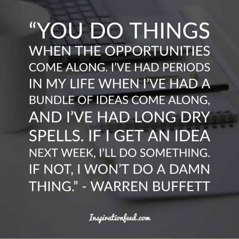 Warren Buffett lainaa