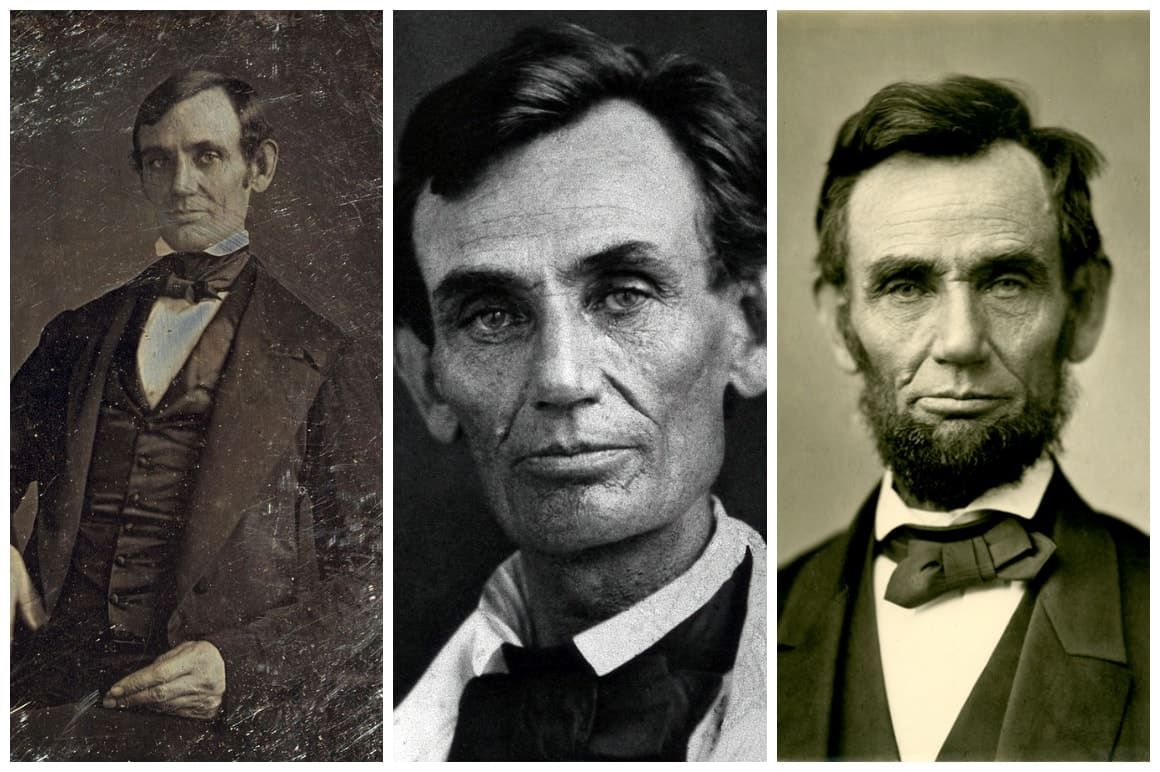 Fotokolaž Abraham Lincoln