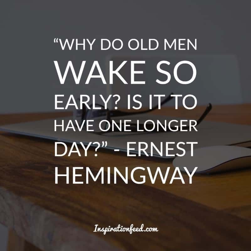 Ernest Hemingway zitiert
