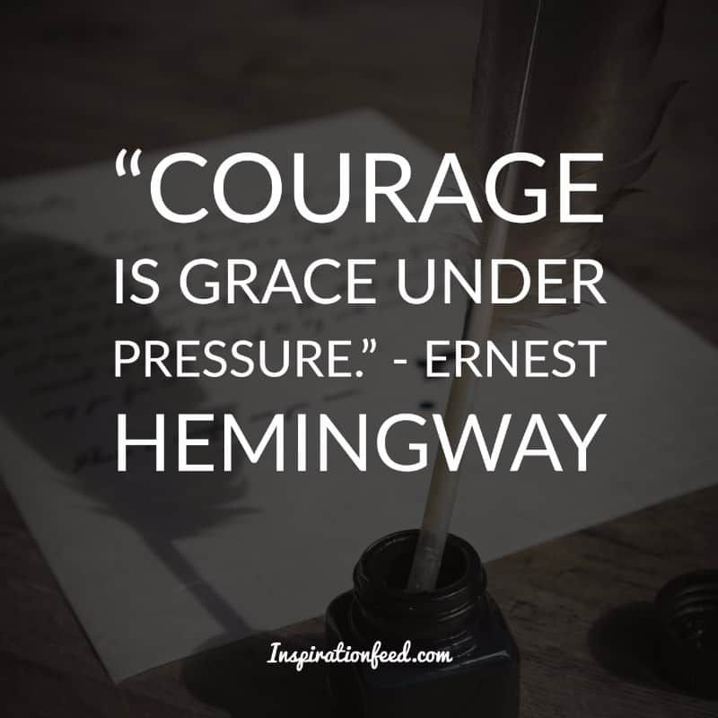 Ernest Hemingway zitiert
