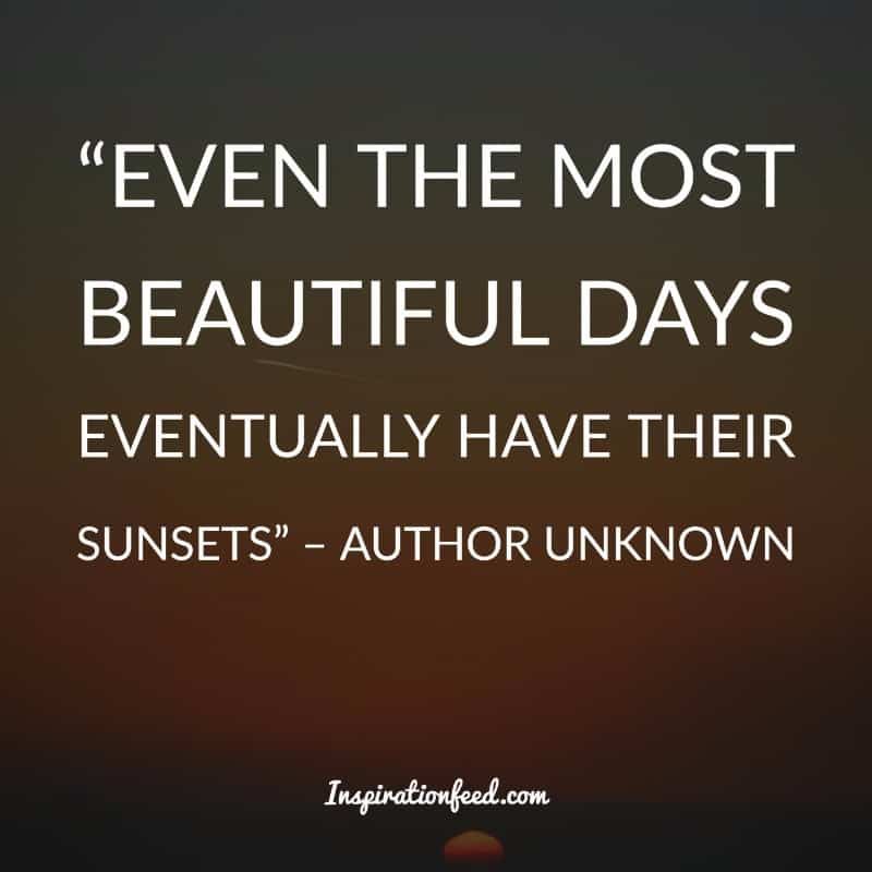 Frases de puesta de sol encantadora