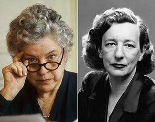 La imagen puede contener Lillian Hellman Head Face Persona humana Mujer Cabello y sonrisa