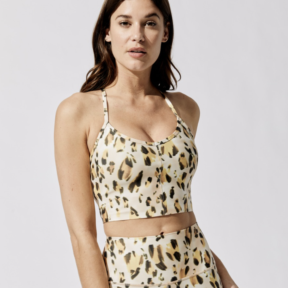 Sport-BH mit Leoparden-Print