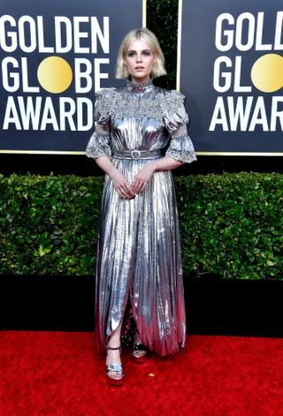 Lucy Boynton nimmt an den 77. jährlichen Golden Globe Awards teil
