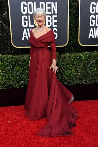 Helen Mirren nimmt an den 77. jährlichen Golden Globe Awards teil