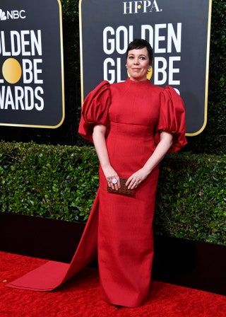 Olivia Colman nimmt an den 77. jährlichen Golden Globe Awards teil