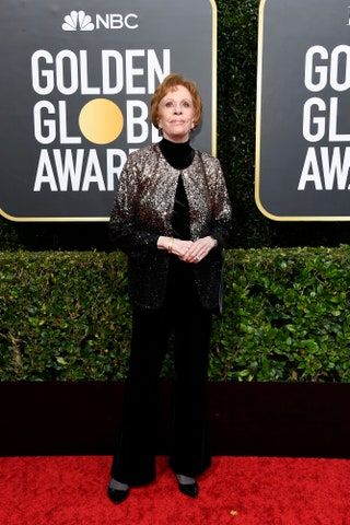 Carol Burnett kommt zu den 77. Annual Golden Globe Awards