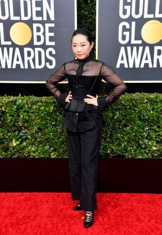 Lulu Wang nimmt an den 77. jährlichen Golden Globe Awards teil