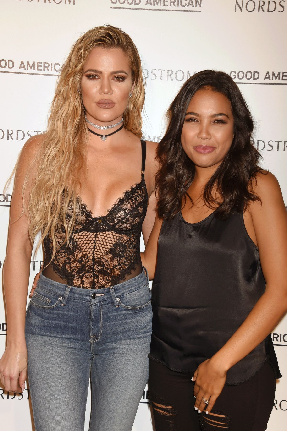Bild könnte enthalten Khlo Kardashian Menschliche Person Kleidung Bekleidung Jeans Hosen Denim Fashion und Ryan Destiny