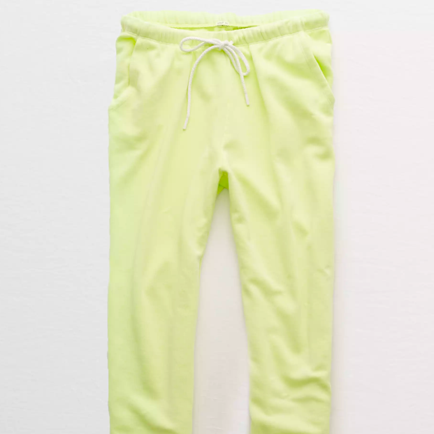 pantalones de chándal verde lima
