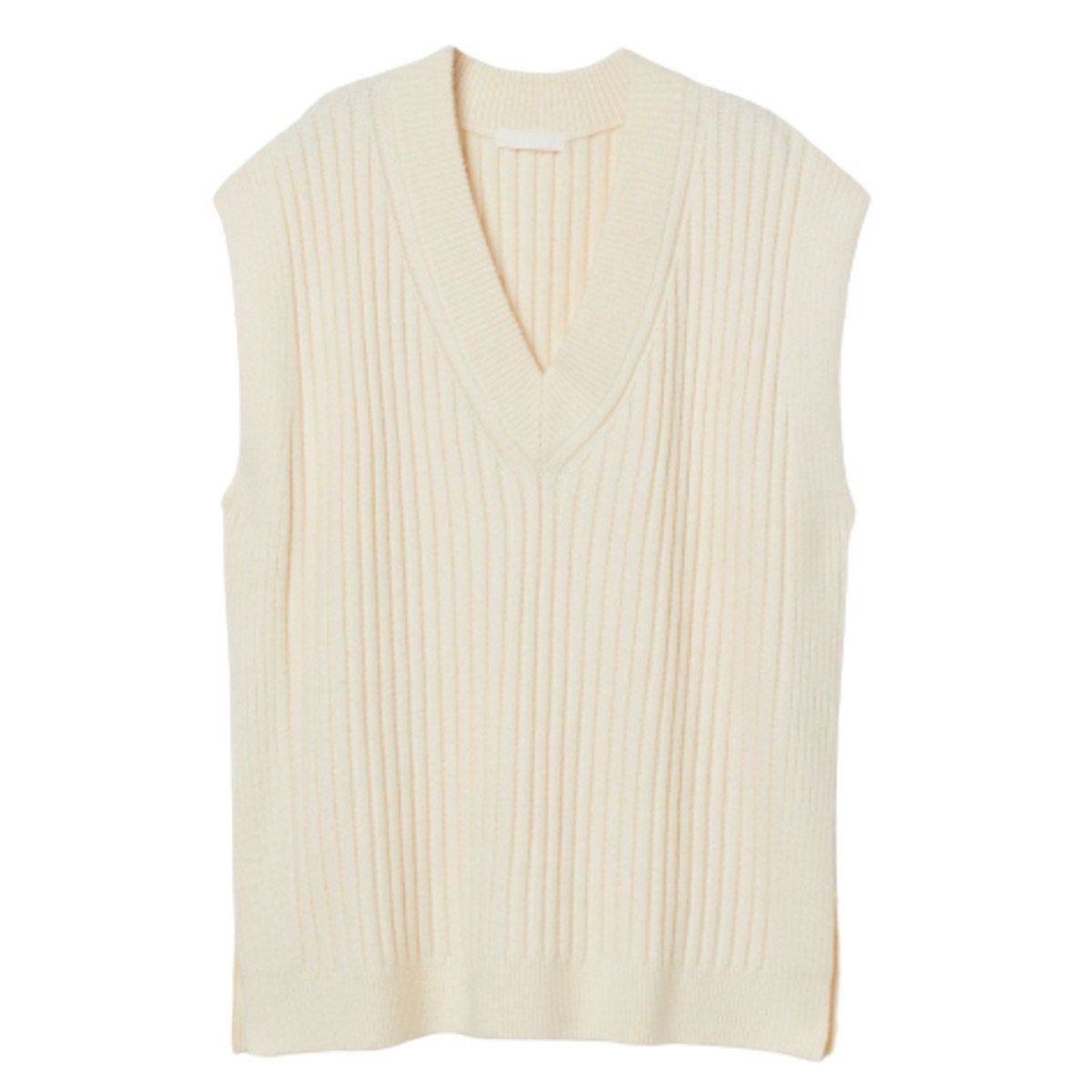 Chaleco tipo jersey de punto acanalado de H&M