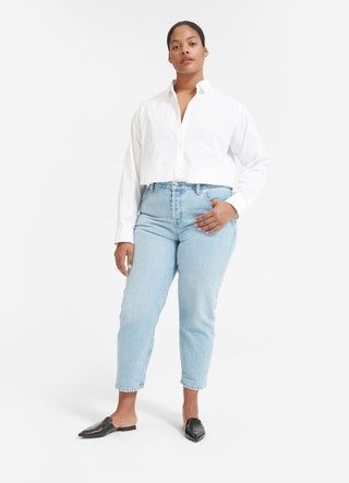 Camisa blanca holgada popover de Everlane