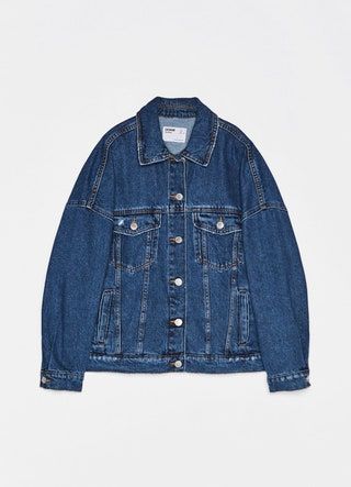 Chaqueta vaquera extragrande de Bershka