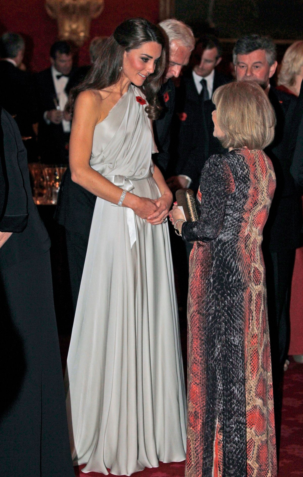 Kate Middleton priėmime Londone 2011 m. lapkritį.