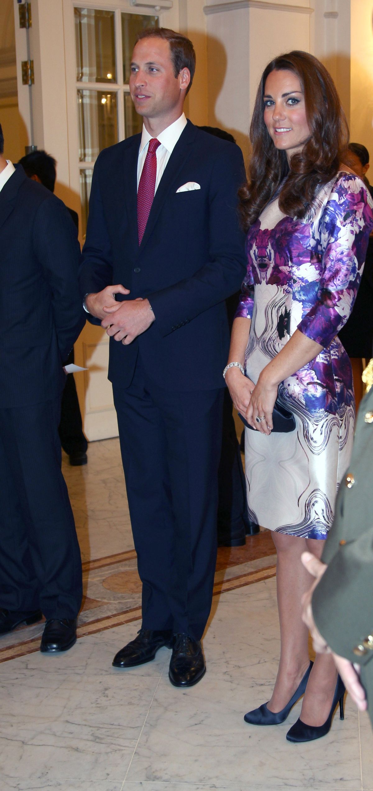 Princas Williamas ir Kate Middleton Singapūre 2012 m. rugsėjį.
