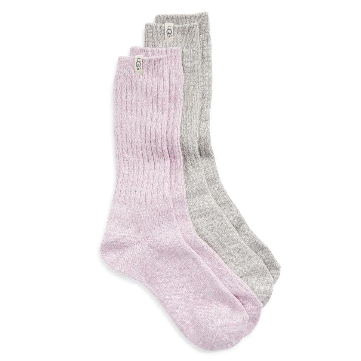 Pack de 2 pares de calcetines acanalados holgados de Ugg