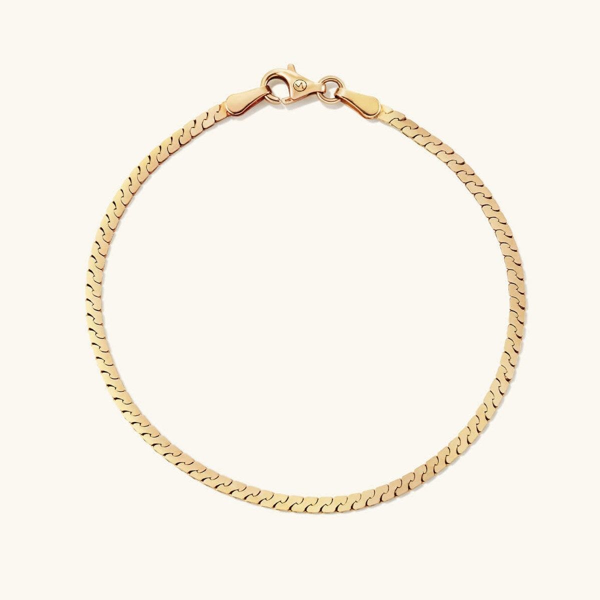 メジュリサーペンタインチェーンブレスレット