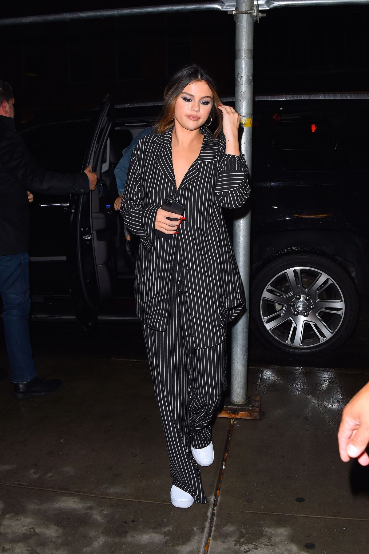 Selena Gomez buvo matoma Manhetene 2019 m. spalio 29 d. Niujorke.