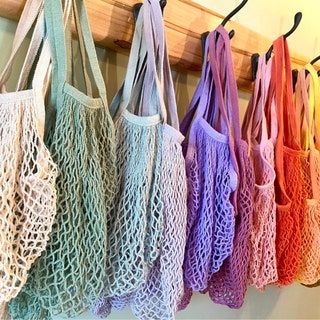 bolsas de rejilla de colores