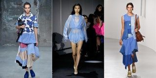 Esta imagen puede contener Ropa Vestimenta Persona humana Falda de pasarela Huang Shengyi Moda Calzado y calzado
