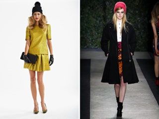 La imagen puede contener Abrigo Ropa Ropa Falda Persona humana Abrigo femenino y mujer
