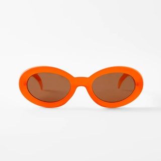 orange Sonnenbrille
