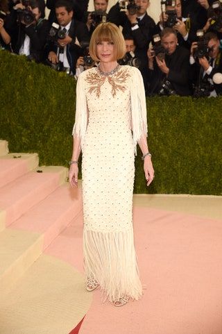 Ta slika lahko vsebuje Anna Wintour Human Person Fashion and Premiere