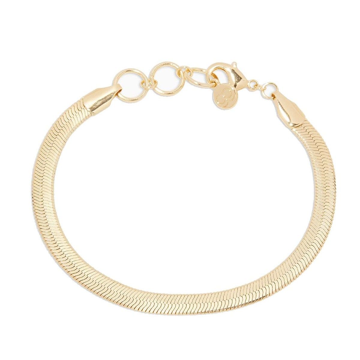 Pulsera de cadena de eslabones de serpiente ajustable Gorjana Venice