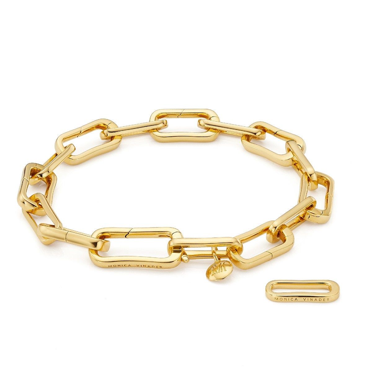 Monica Vinader Alta Capture Charm Bracelet