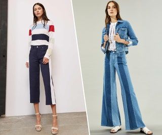 Esta imagen puede contener ropa, ropa, pantalones, persona humana, mujer, jeans, manga de mezclilla, mujer y jennie runk