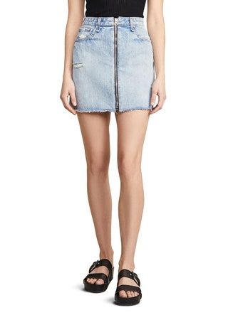 Falda delantera con cremallera Anna de Rag Bone Jean en Shopbop