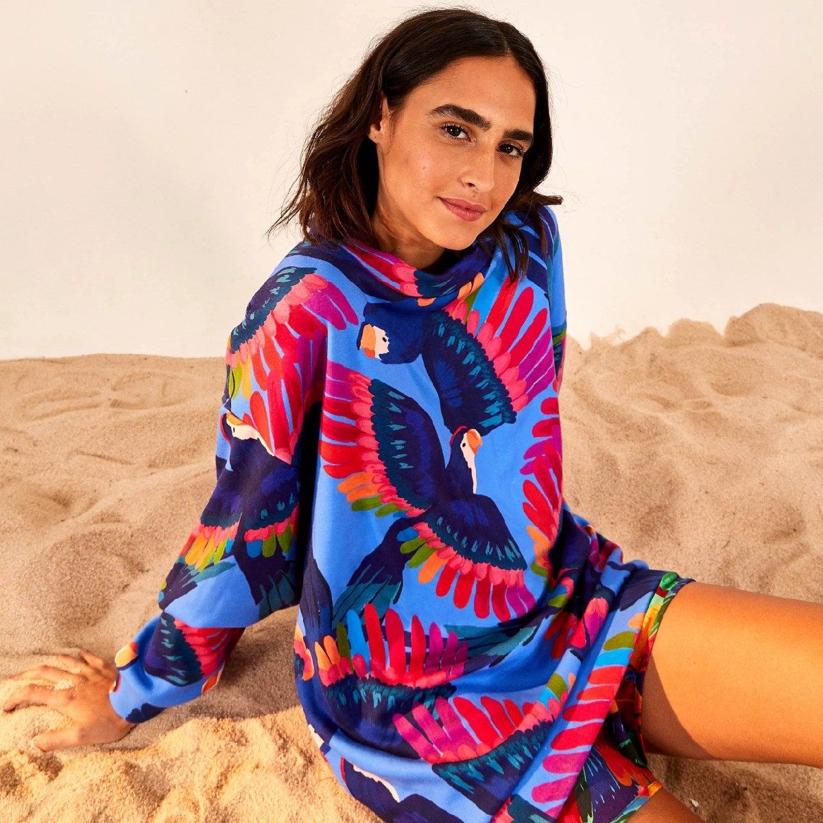 Sudadera Farm Rio Rainbow Macaws