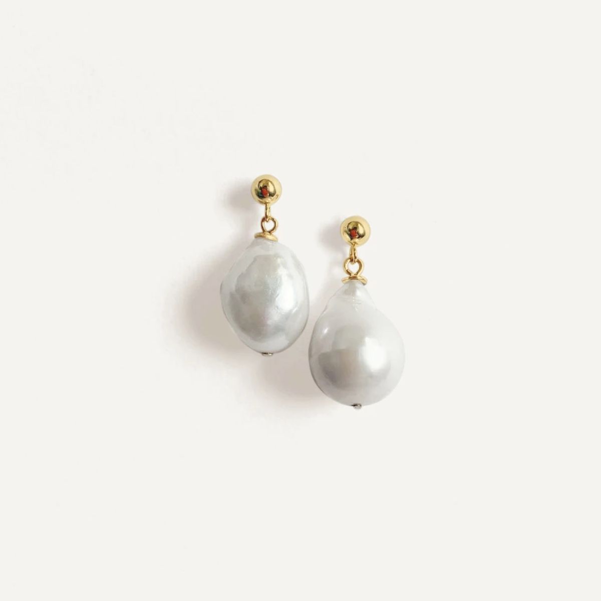 aretes de perlas