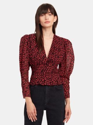 Iro Zapata Puff Sleeve Top