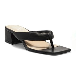 schwarze Sandale