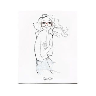 La imagen puede contener dibujos y bocetos artísticos de una persona humana