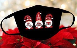 Weihnachtszwerge Gesichtsmaske