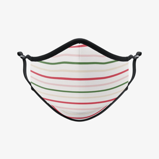 Gesichtsmaske mit Pfefferminzstreifen