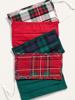 Tartan Urlaub karierte Gesichtsmasken