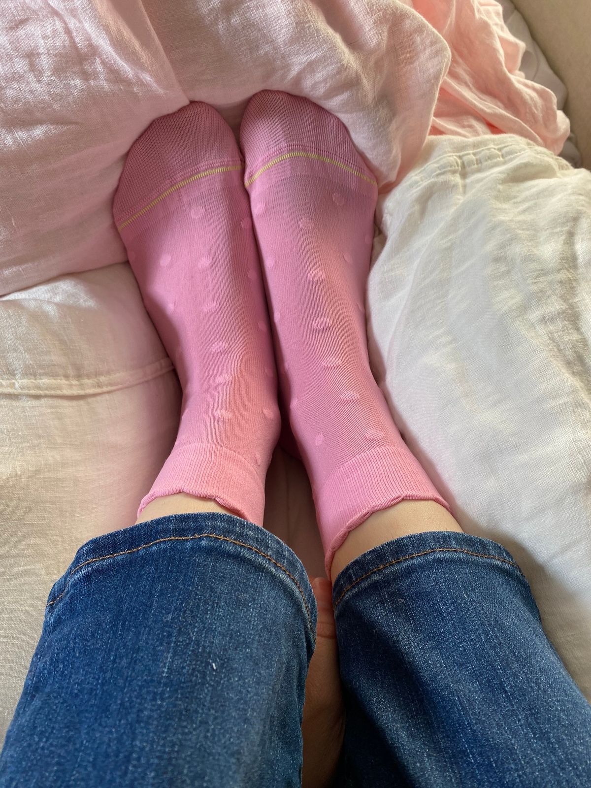 rosa Sheertex-Socken