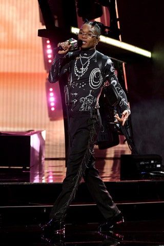 HOLLYWOOD CALIFORNIA 14. OKTOBER In diesem Bild, das am 14. Oktober veröffentlicht wurde, tritt Swae Lee auf der Bühne des Billboard 2020...