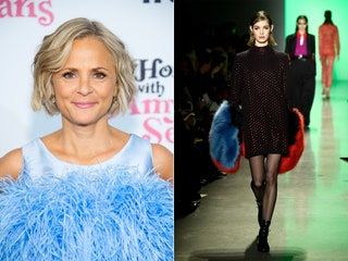La imagen puede contener Amy Sedaris Persona humana Moda Ropa Ropa Premiere Hope Hicks y decoración del hogar